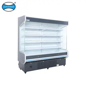 Open showcase/multi-deck display fresh food display refrigerator