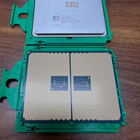 Processeur AMD 7352 à double socket, prise en charge de la DDR4-3200 à 8 canaux pour les solutions HPC