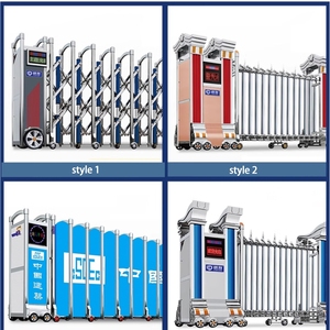 <span class=keywords><strong>Portail</strong></span> de garage automatique moderne de luxe <span class=keywords><strong>en</strong></span> <span class=keywords><strong>fer</strong></span> <span class=keywords><strong>forgé</strong></span>, pliant et <span class=keywords><strong>coulissant</strong></span>, avec moteur <span class=keywords><strong>en</strong></span> alliage d'aluminium pour école - Product Image 5