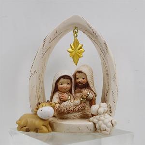 Estatua de Jesús Niño, Recuerdo Religioso Cristiano Hecho a Mano en Resina, Miniatura Navideña, Figuritas, Europa, 45-80 Días - Product Image 2