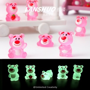 Figurine en résine Lanshuo Mini Panthère Rose, kit de bijoux DIY pour décorations de chaussures - Product Image 5
