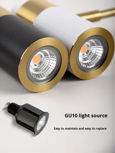 Phong cách ngọc trai màu đen LED môi trường xung quanh đèn tường cho phòng khách cấu hình thấp sắt Cơ Thể Đẹp phòng ngủ Spotlight E26 cơ sở cho khách sạn - Product Image 6