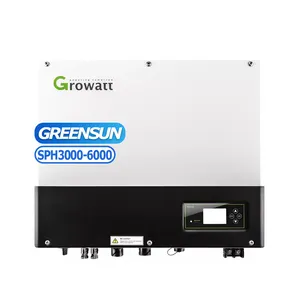 Growatt Sph 3000W 4000W 5000W 6000W Hybride Inverter Oplader 5kw 6kw Eenfasige 220V 230V Zonne-Energie Omvormer