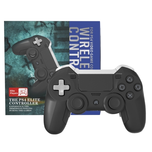 Wireless Game Controller Dual Customized Controller Joystick for P4 Video Gaming Console