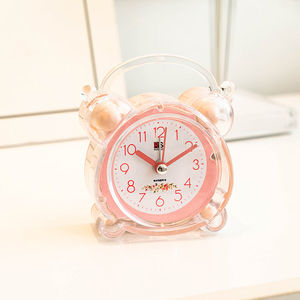 Crystal Alarm <b>Clocks</b> Silent Creative Cartoon <b>Kids</b> Desk <b>Clocks</b> Circular Blue Green Pink Orange 4.2Cm Single Sided Back To School - Product Image 4