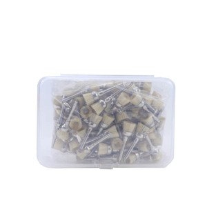 Dental Polishing Brush Nylon Bristle Large Head For Low Speed <b>Machine</b> <b>Cleaning</b> <b>Teeth</b> 100 Pieces Box - Product Image 5