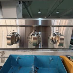 36 pouces. Table de cuisson à gaz à convection 6 brûleurs avec réallumage automatique, 6 boutons en alliage de zinc, grilles en fonte d'acier inoxydable - Product Image 4