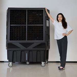 Enfriador de <span class=keywords><strong>Aire</strong></span> Evaporativo Portátil de Gran Flujo de <span class=keywords><strong>Aire</strong></span> de 30000 CMH, Enfriador de <span class=keywords><strong>Aire</strong></span> Industrial con Tanque de <span class=keywords><strong>Agua</strong></span> Grande - Product Image 1