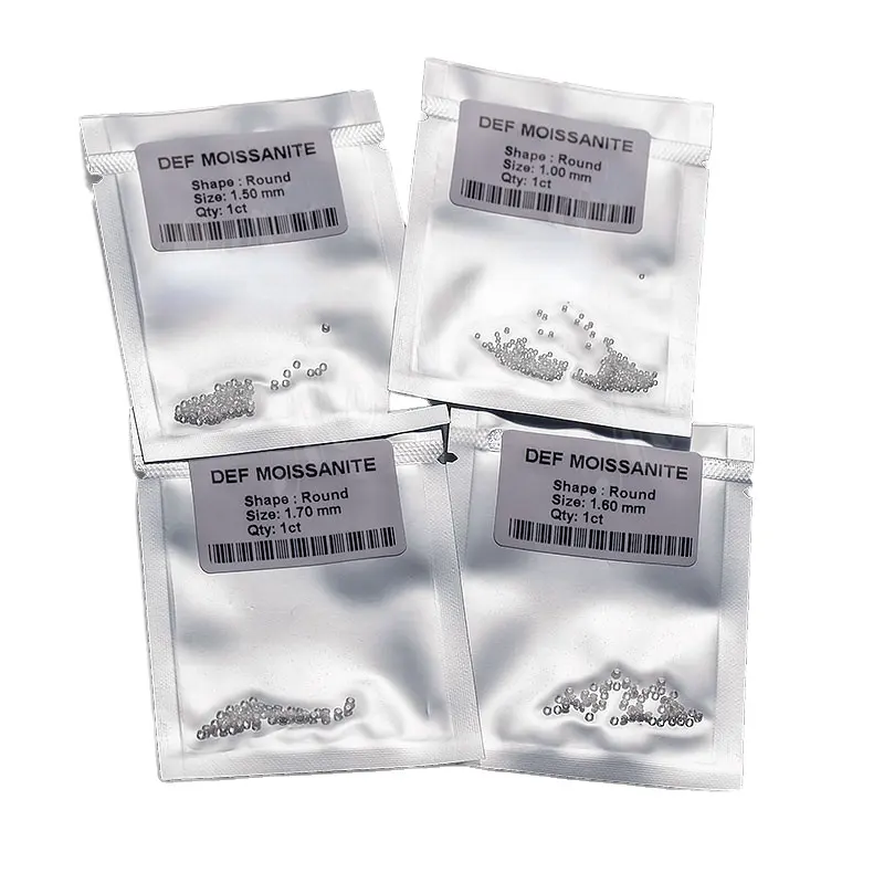 China Synthetic White Moissanite Diamond Gems Radiant Cut Moissanite Manufacturer Heart&Amp;Arrow Moissantie