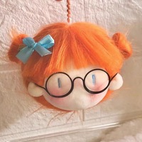 Nouvelle poupée en peluche mignonne et moelleuse à tête ronde, décoration polyvalente, jouet créatif, pendentif, cadeau de vacances, meilleurs amis, boîte colorée