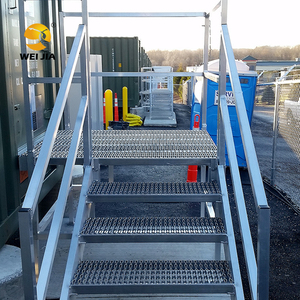 Prix de gros Escalier industriel perforé trou acier aluminium antidérapant dentelé passerelle poignée jambe de force planche <span class=keywords><strong>perforée</strong></span> grille - Product Image 1