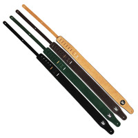 Vente chaude en gros sangle de guitare en cuir givré sangle de guitare électrique accessoires d'instruments de basse folk