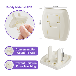ABS nhựa Ổ cắm Bìa Outlet cắm ổ cắm bìa an toàn ổ cắm bao gồm cho trẻ em - Product Image 2