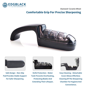 Hướng dẫn sử dụng mài dao ướt với bể nước, mài bếp bằng gốm vonfram kim cương để làm mát và mài sắc - Product Image 6