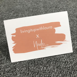 مخصص الطباعة الفاخرة ارتفع الذهب احباط ختم الساخنة الأعمال المغلفة ورقة بطاقات شكر - Product Image 2