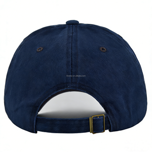 Casquettes de baseball personnalisées avec logo brodé en gros OEM, casquettes de sport unies en polyester structuré à 6 panneaux pour hommes et femmes - Product Image 4