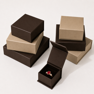 Magnetic Book Shape <b>Jewelry</b> Box with Velvet Insert Custom <b>Jewelry</b> <b>Packaging</b> for Rings Earrings necklace <b>jewelry</b> gift <b>packaging</b> - Product Image 5