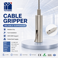 Pince à câble avec base filetée femelle, corps lisse, sortie latérale réglable pour suspension d'éclairage, fournisseur OEM