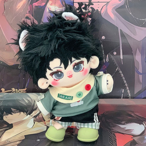 20Cm Mười Ngày Tối Hậu Thư Phim Hoạt Hình Hình Plushie Búp Bê OEM Odm Phim Hoạt Hình Nhân Vật Trần truồng Bông Búp Bê Với Quần Áo - Product Image 6