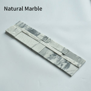 Panneau mural en pierre de marbre naturel, 1 pièce, chauffage d'extérieur et intérieur, plaqué, pour <span class=keywords><strong>maison</strong></span>, culture - Product Image 2