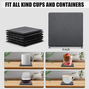 <span class=keywords><strong>Slate</strong></span> đế lót ly số lượng lớn đá tự nhiên uống Coaster Đen <span class=keywords><strong>Slate</strong></span> số lượng lớn vuông <span class=keywords><strong>Slate</strong></span> Đá Đế lót ly cho uống bar nhà bếp - Product Image 6