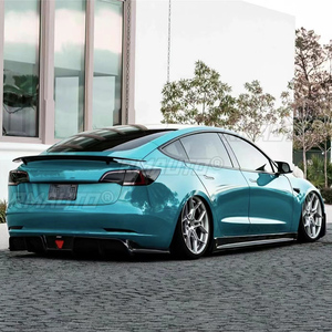 Alerón Trasero de Fibra de Carbono 100% Real de Alta Calidad para Tesla Model 3 2019-2023, Estilo Cmst - Product Image 3
