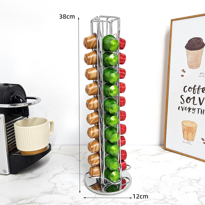 Nespresso 40-piece coffee holder silver