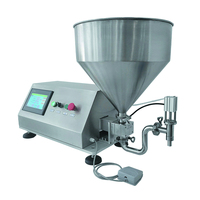 Machine de remplissage de pâte, crème et beurre de noix liquide à commande micro-ordinateur pour l'alimentation