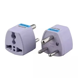 Adaptor steker listrik dan soket daya AC 2 Pin ke EU Adaptor perjalanan Universal pabrikan sumber murah UK/US/AU