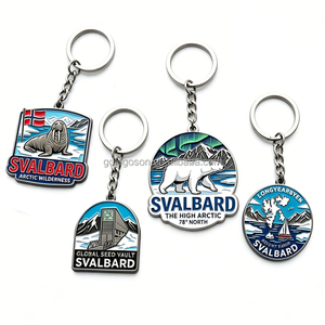 Porte-clés Souvenir Tendance en Alliage de Zinc Émaillé avec Logo Personnalisé <span class=keywords><strong>Cap</strong></span>-<span class=keywords><strong>Vert</strong></span> Sea City - Product Image 5
