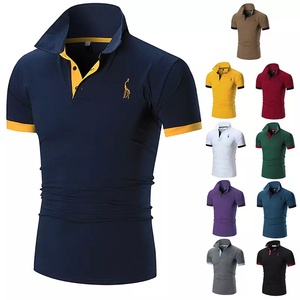 Men's High Quality Custom Logo for Polo Shirt Embroidered Wholesale Casual Golf Shirt Solid Pattern Formal - Product Image 1