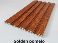 Panneaux muraux ignifuges et résistants à l'humidité WPC, panneaux décoratifs en PVC imperméables, finition texturée pour les murs intérieurs d'hôtels et d'appartements