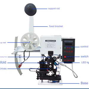 Machine semi-automatique muette superbe de sertissage de <span class=keywords><strong>terminal</strong></span> de dénudage de fil électrique pour des câbles divers - Product Image 1