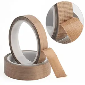 High performance heat resistant PTFE glass cloth adhesive tape for bag sealing machine tape