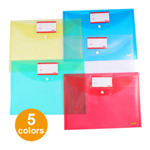 Foska彩色透明信封和大容量透明文档文件夹，用于组织不同类型的文件 - Product Image 2