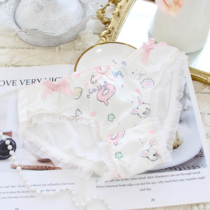 Tangas de Algodón con Estampado de Conejo, Sexy y Lindas, de Cintura Baja, Transpirables y Ecológicas para Mujer, Venta al Por Mayor Personalizada - Product Image 2