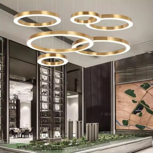 <span class=keywords><strong>Lampadario</strong></span> a Sospensione <span class=keywords><strong>Quadrato</strong></span>/Rotondo di Lusso in Acrilico Bianco per Uffici e Soggiorni, Lampada <span class=keywords><strong>LED</strong></span> Dimmerabile - Product Image 1