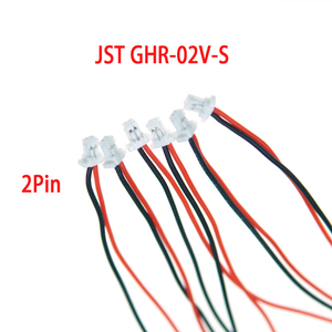 OEM JST GHR-02V-S 2핀 1.25mm 피치 슬림형 와이어-투-보드 와이어 하네스 (미니어처 전자 회로 내부 연결용) - Product Image 1