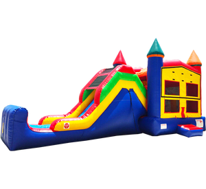 Château gonflable commercial avec toboggan aquatique pour adultes et enfants, 5 en 1, avec <span class=keywords><strong>logo</strong></span> personnalisé - Product Image 1