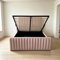 Italienischer Stil Schlafzimmermöbel Modernes Luxuriöses Queen-Size Polsterbett