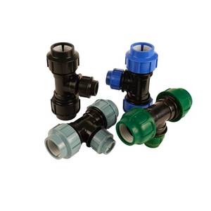 Raccords en T à connexion rapide en PP de 20-110 <span class=keywords><strong>mm</strong></span>, <span class=keywords><strong>raccord</strong></span> de tuyau de 2 pouces pour accessoires d'irrigation goutte à goutte agricole - Product Image 3