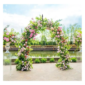 Arche de jardin <span class=keywords><strong>Tonnelle</strong></span> de rose en métal <span class=keywords><strong>pour</strong></span> plante grimpante Jardin extérieur Support de fleurs <span class=keywords><strong>pour</strong></span> pelouse - Product Image 6