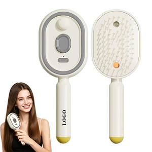 0728 3-in-1 <b>Smooth</b> Frizz Lightweight Retractable Hair <b>Brush</b> Abs Material Spray Air Cushion Portable Detangling - Product Image 1
