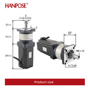 HANPOSE 23HS10028-HG10-1 Übersetzungs verhältnis 2.8A 260N.CM großer Motor Hochpräzises Getriebe Für Zeichen instrument nema23 Getriebe Schrittmotor - Product Image 3