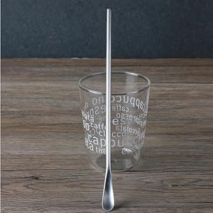 Cuchara mezcladora dorada de mango largo para café y postres, cuchara de metal para cócteles, cuchara de acero inoxidable para barra de café - Product Image 6
