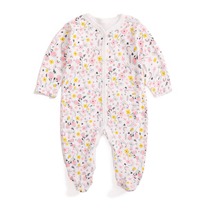 Pigiama per Neonati RTS, Morbido ed Ecologico, Unisex, Motivo Animalier, Manica Lunga, Chiusura con Bottoni, Lavorato a Maglia 190g - Product Image 4