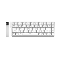 Clavier mécanique sans fil USB compact RGB à trois modes, avec échange à chaud, design gaming de bureau en ABS et connexion triple mode