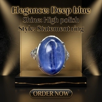Bague polie pour homme en cristal naturel Sinyore avec pierres de labradorite, agate mousse et œil de tigre - Cadeau tendance