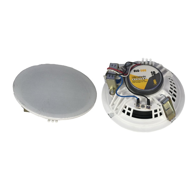 High Quality Public Address System Active 100 Voltline 6w Ceiling Speaker for Amplifier