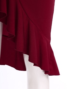 Vestido de Baile para Mujer, con Cordones, para Actuaciones en Escenario, Fiestas, Competencias Profesionales, Danza del Vientre, Danza Latina, Baile de Salón - Product Image 5